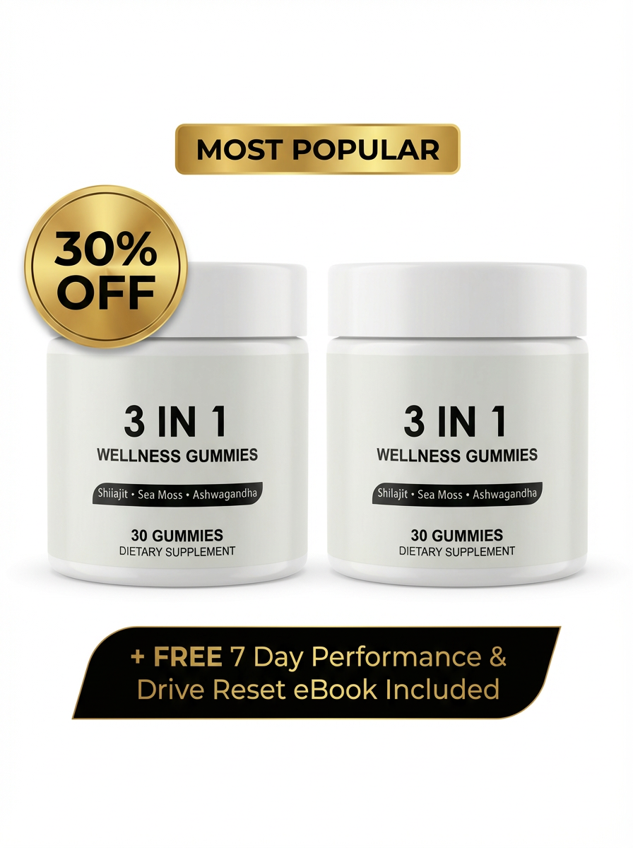 Shilajit 3-in-1 Men’s Wellness Gummies